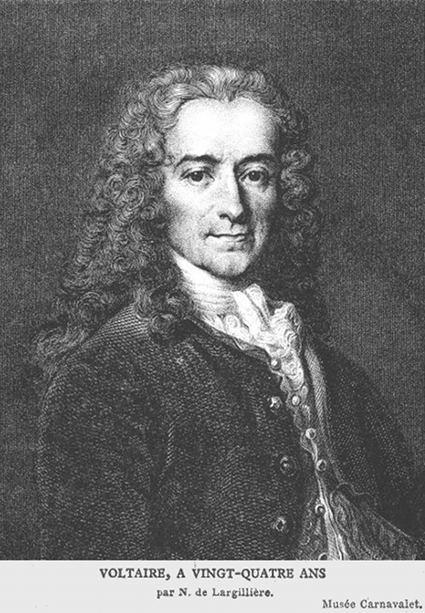 Voltaire  l'ge de vingt-quatre ans.